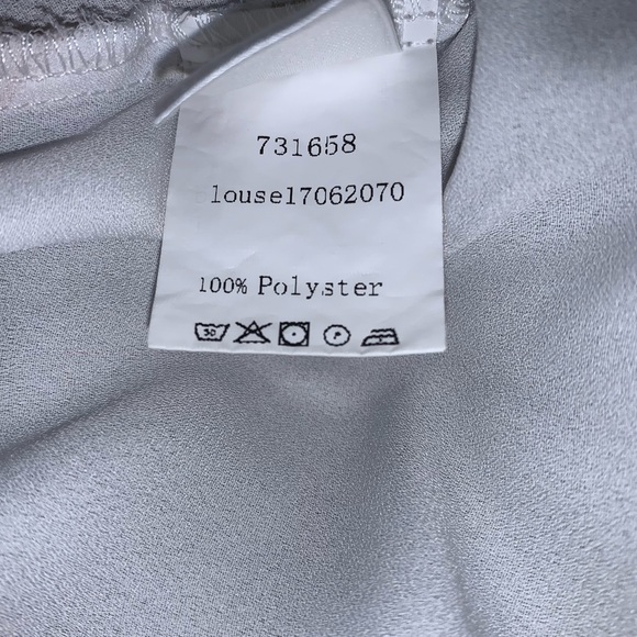 Black, Pink & White Stripe Women’s Blouse Size:L - Picture 7 of 8